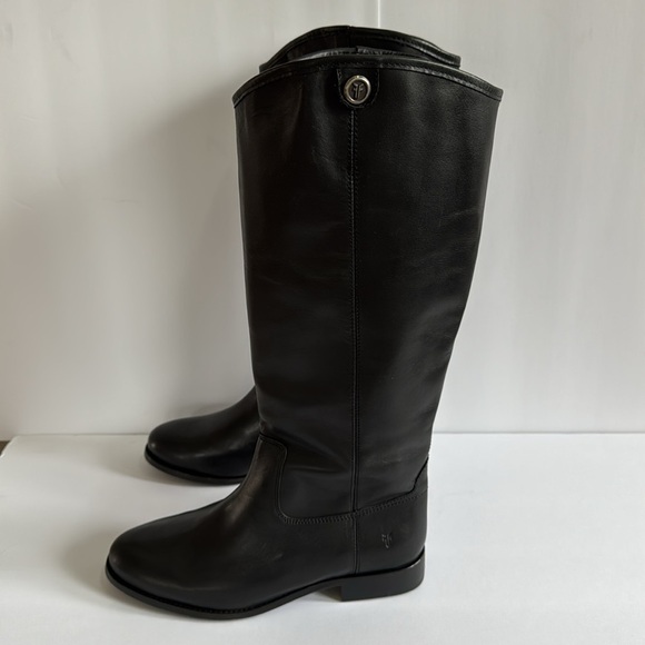 Frye Mellisa Button 2‎ Leather Equestrian Southwester Style Boots Size 8.5 - NEW - Picture 5 of 16